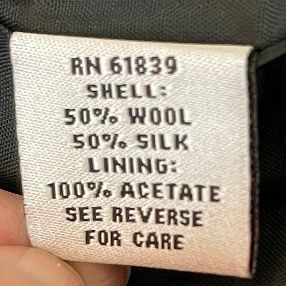 RICKIE Freeman for Teri Jon Black Wool Silk Jeweled Collar Cocktail Dress Size 4 - Picture 13 of 15